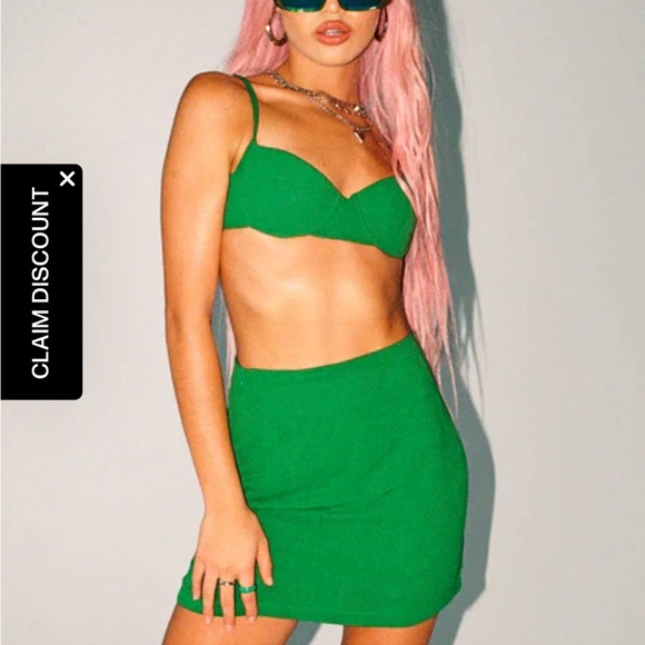 Princess Polly green set - Picture 1 of 4